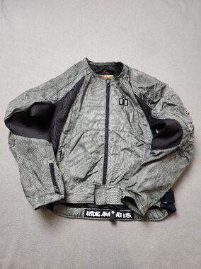 ICON Women’s Merc Motorcycle Riding Jacket Size Large